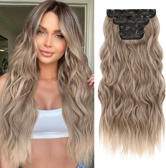 EXTENSIONES DE CLIP ONDULADAS Color - Honey Blonde