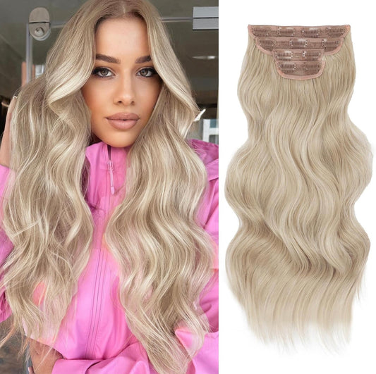 EXTENSIONES DE CLIP ONDULADAS Color - Blonde